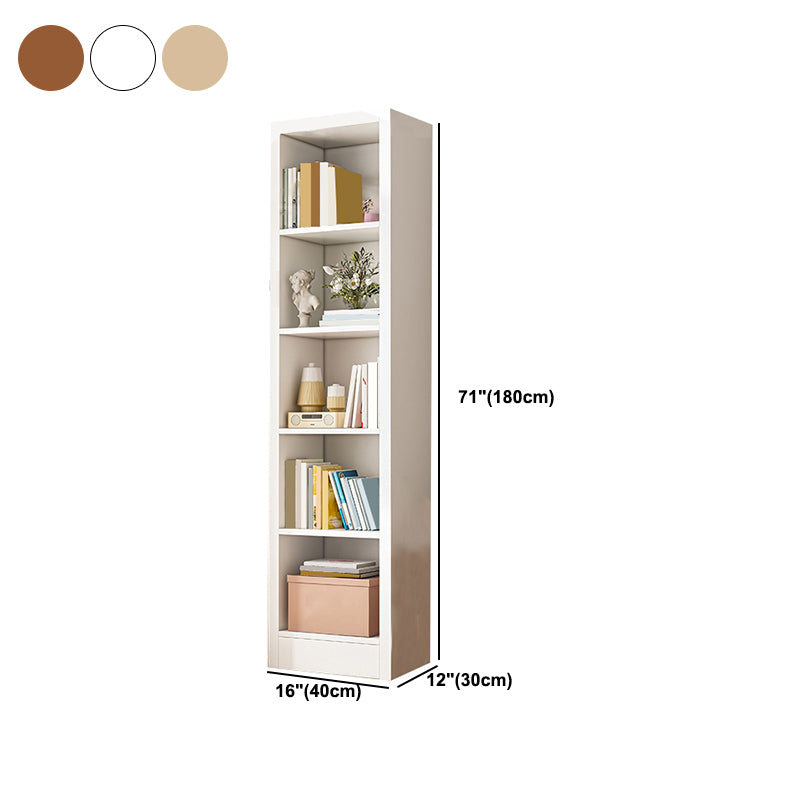 Closed Wooden Bookcase Modern Minimalist Home Corner Bookshelf