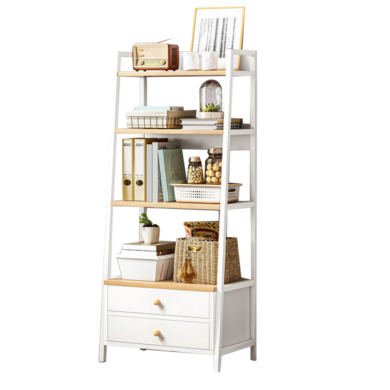 Open Wooden Bookcase Modern Minimalist Home Multi-layer Bookshelf