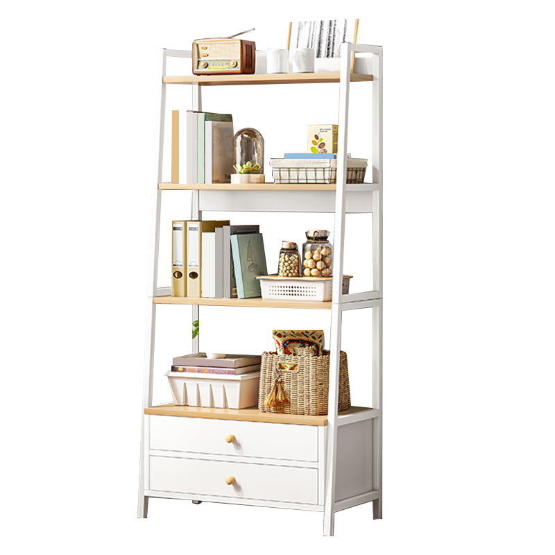 Open Wooden Bookcase Modern Minimalist Home Multi-layer Bookshelf