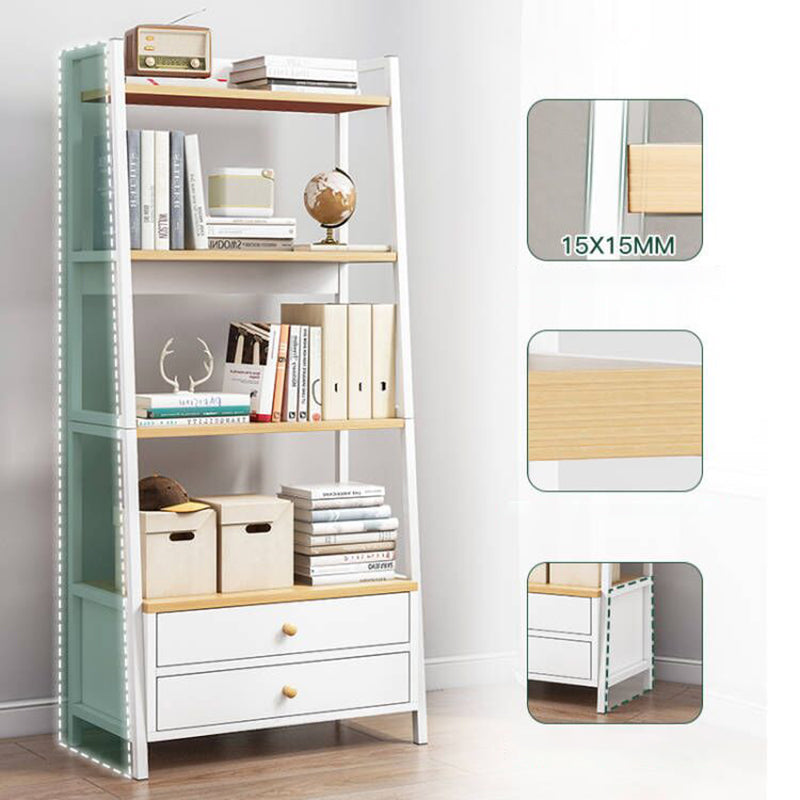 Open Wooden Bookcase Modern Minimalist Home Multi-layer Bookshelf