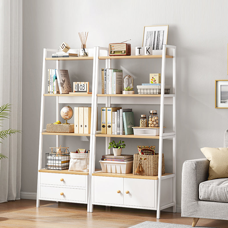 Open Wooden Bookcase Modern Minimalist Home Multi-layer Bookshelf