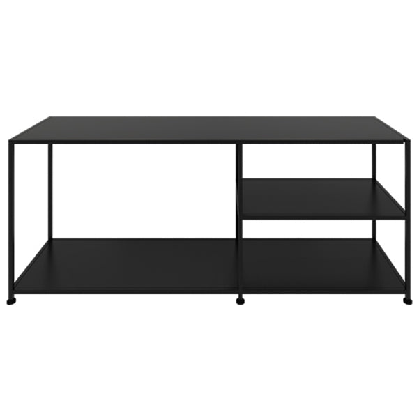 Industrial Metal TV Stand Open Storage TV Stand Console with Open Shelving