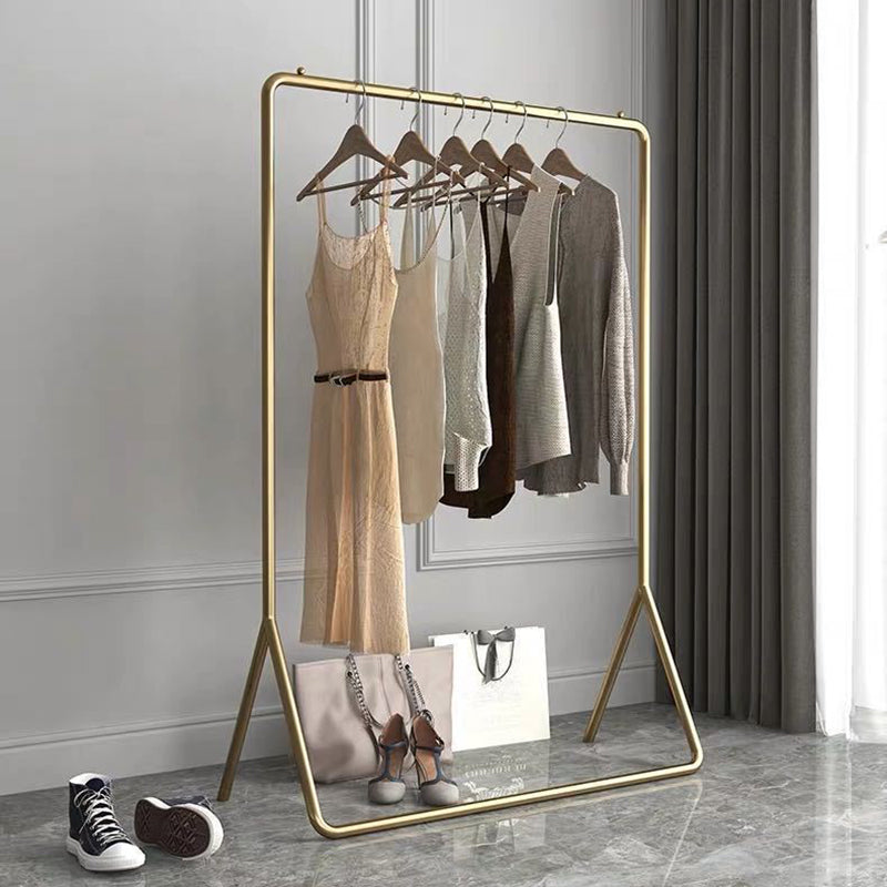 Contemporary Stand Coat Rack Entryway Living Room Coat Rack in Metal