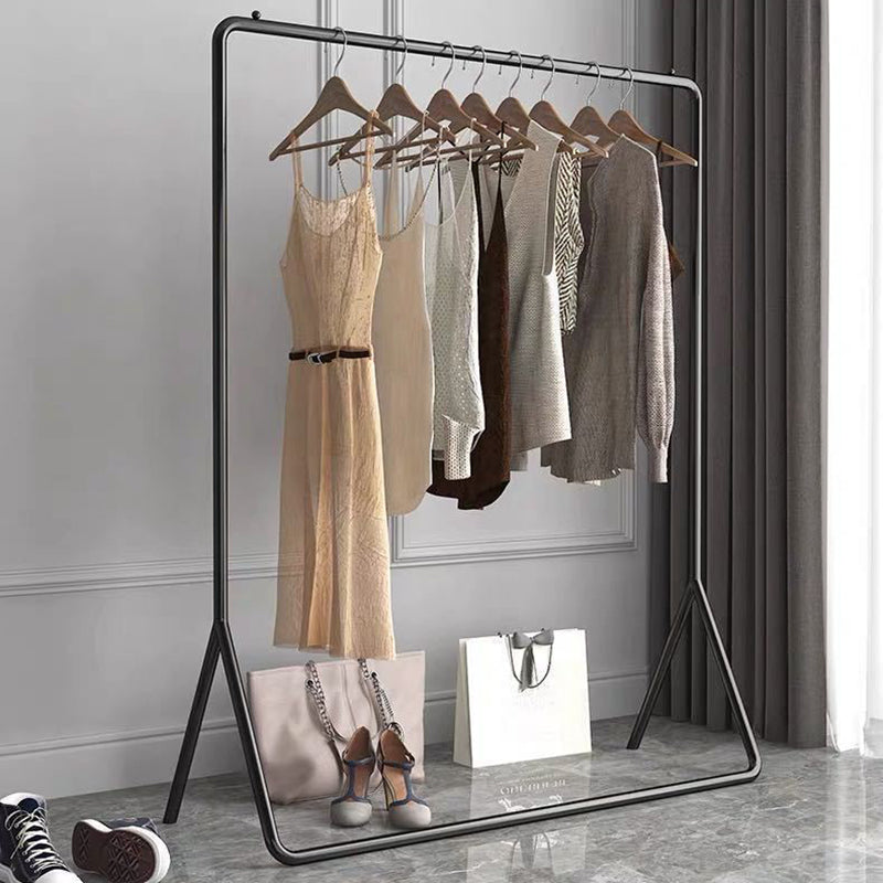 Contemporary Stand Coat Rack Entryway Living Room Coat Rack in Metal