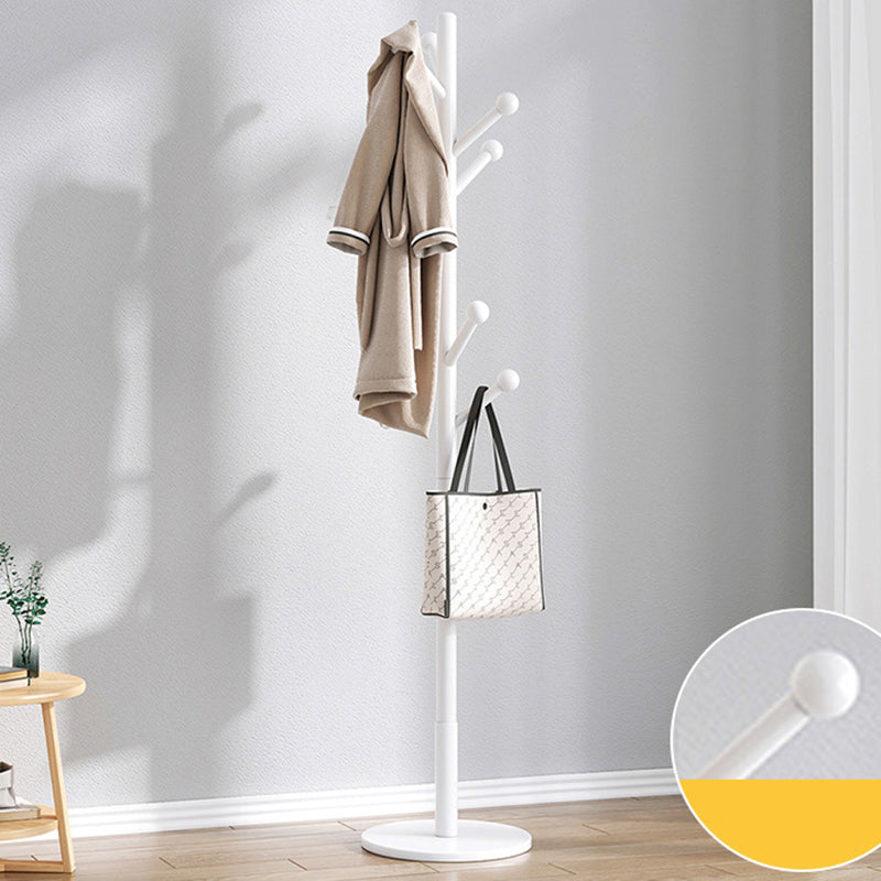 Modern Entryway Coat Hanger Wooden Hooks Coat Rack Living Room