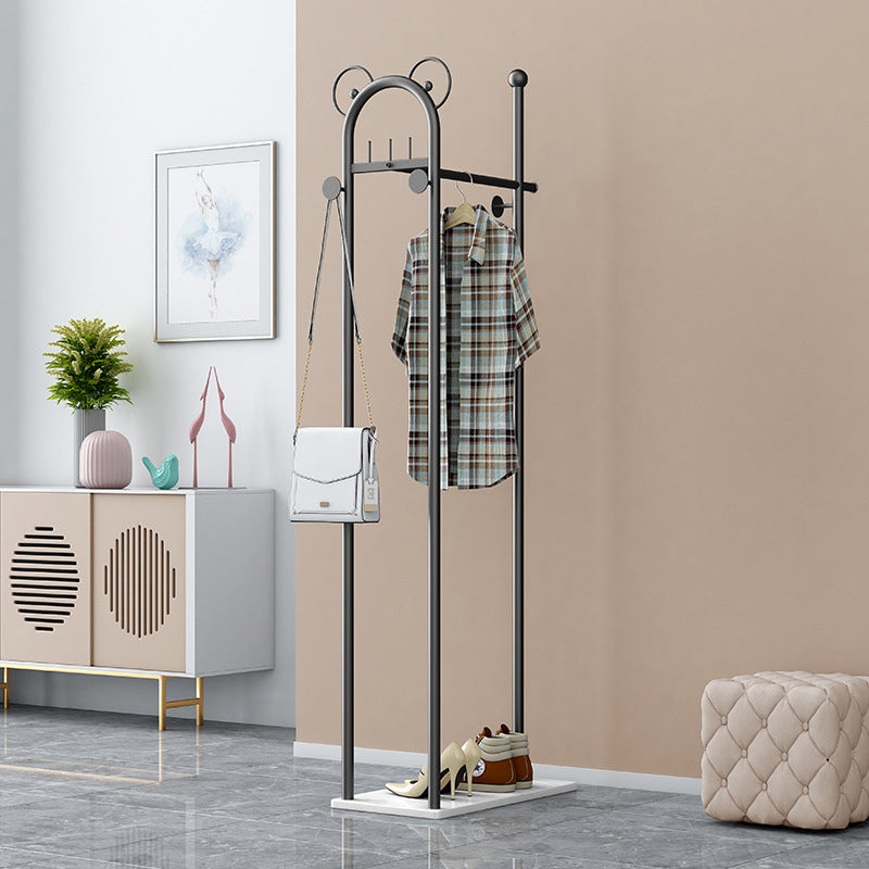 Industrial Entryway Kit, 3 Hooks and Hanging Rail, Metal Coat Hanger