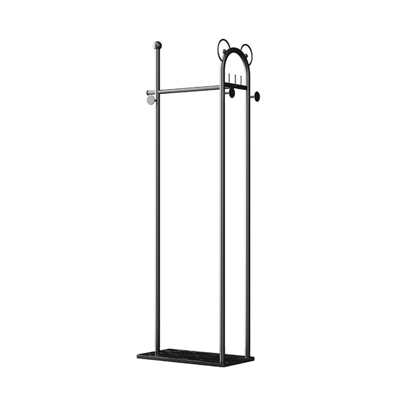 Industrial Entryway Kit, 3 Hooks and Hanging Rail, Metal Coat Hanger