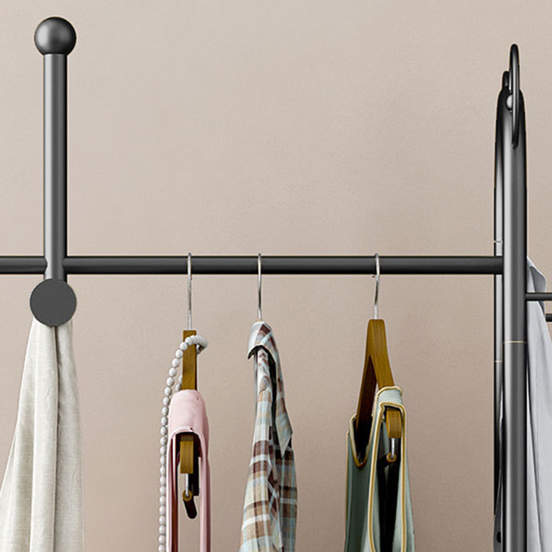 Industrial Entryway Kit, 3 Hooks and Hanging Rail, Metal Coat Hanger