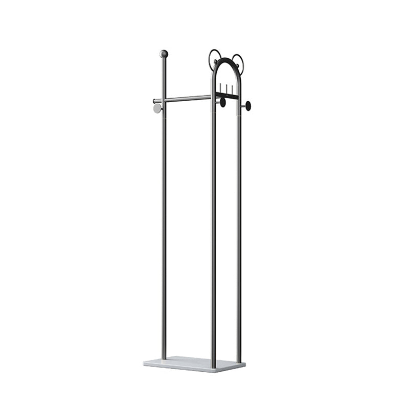 Industrial Entryway Kit, 3 Hooks and Hanging Rail, Metal Coat Hanger