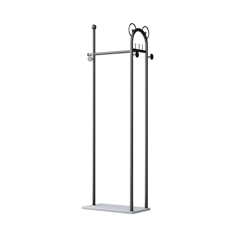 Industrial Entryway Kit, 3 Hooks and Hanging Rail, Metal Coat Hanger