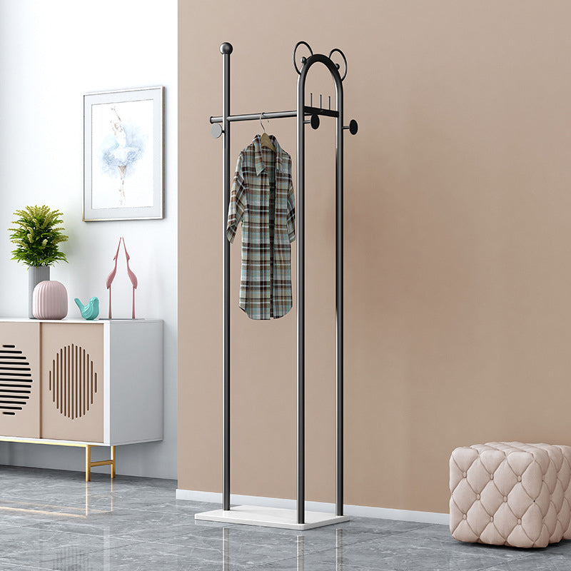 Industrial Entryway Kit, 3 Hooks and Hanging Rail, Metal Coat Hanger