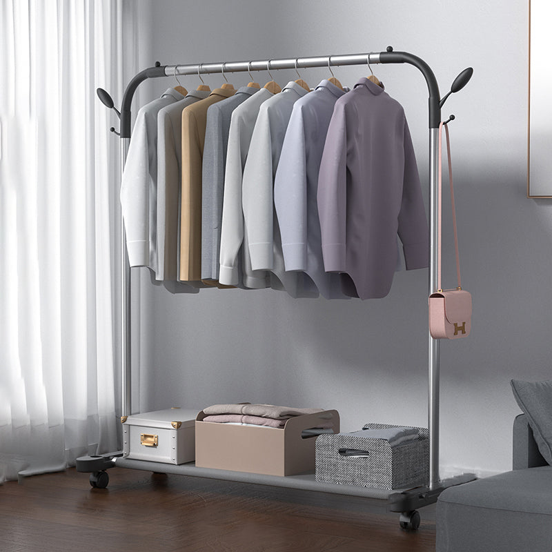 Contemporary Coat Rack Metal No Distressing Hooks Included Free Standing Hall Tree