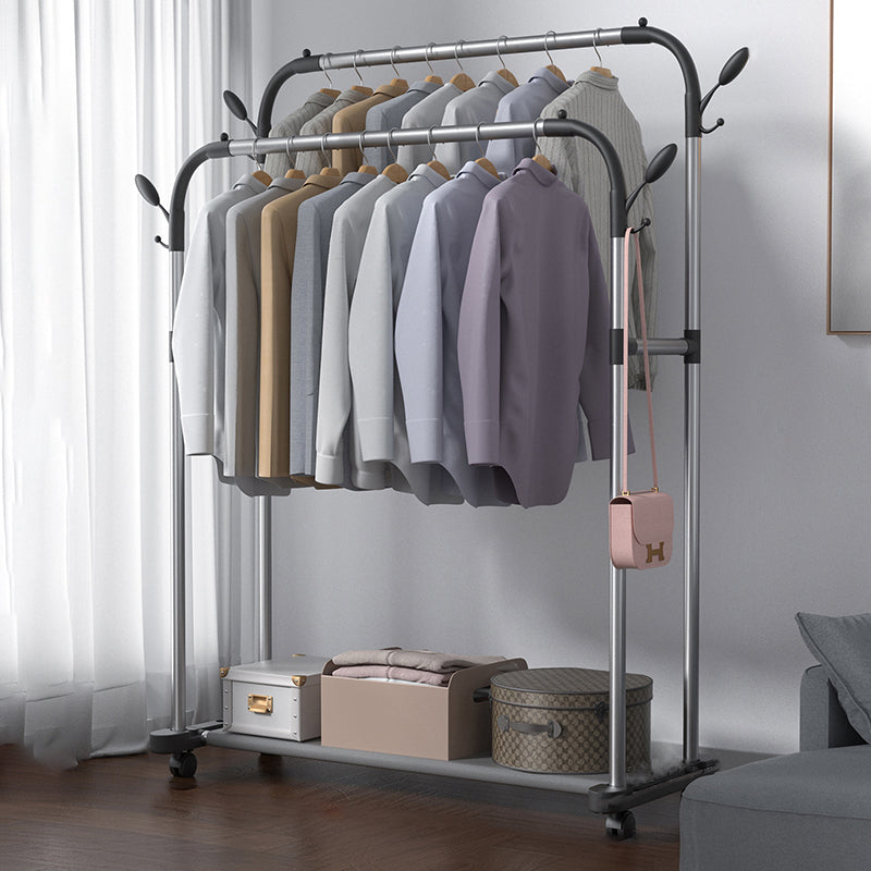 Contemporary Coat Rack Metal No Distressing Hooks Included Free Standing Hall Tree