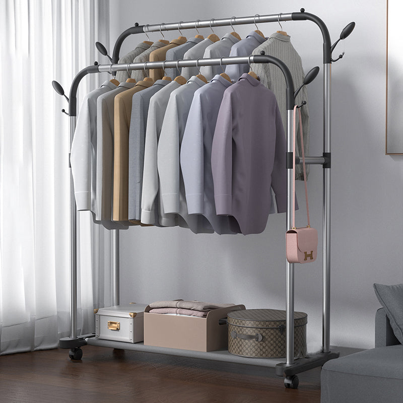 Contemporary Coat Rack Metal No Distressing Hooks Included Free Standing Hall Tree