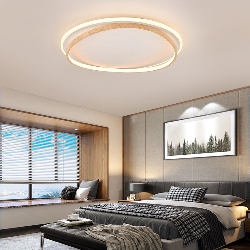 Modern Minimalist Flush Mount Light Fixtures Circle Flush Light for Kids Room