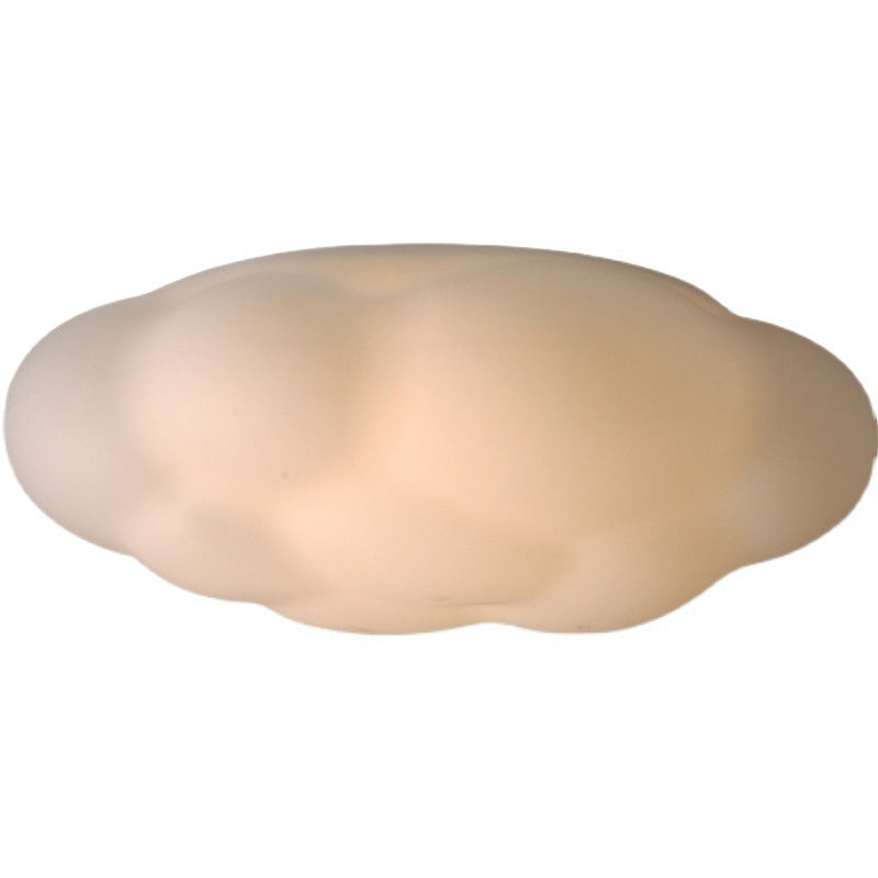 Acrylic LED Flush Mount in Modern Simplicity Cloud Shape Ceiling Light in White