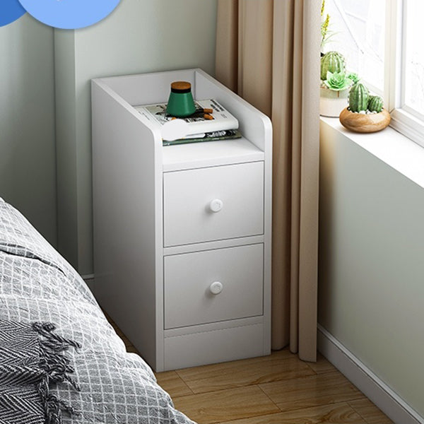 Modern Nightstand 20" Tall Accent Table Nightstand with Drawer