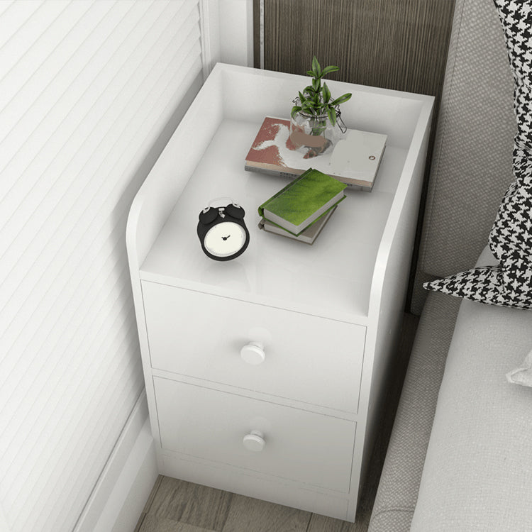 Modern Nightstand 20" Tall Accent Table Nightstand with Drawer