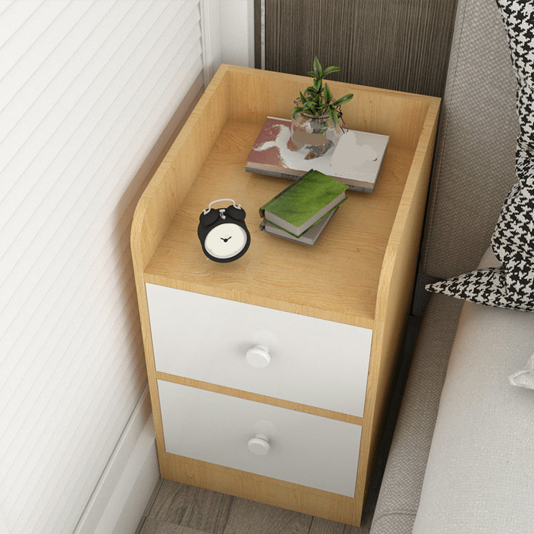 Modern Nightstand 20" Tall Accent Table Nightstand with Drawer