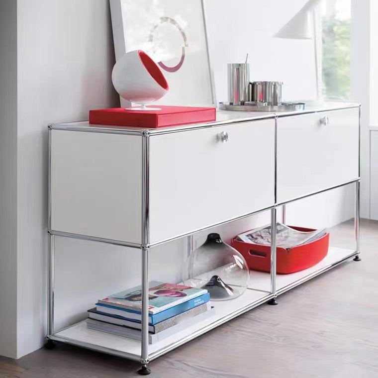 Contemporary Sideboard Stainless Steel Sideboard for Living Room