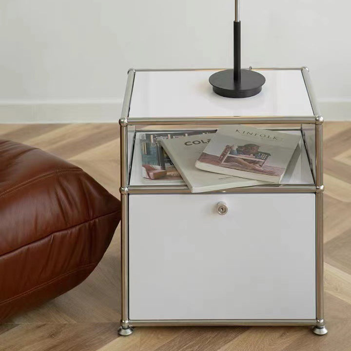 Contemporary Sideboard Stainless Steel Sideboard for Living Room