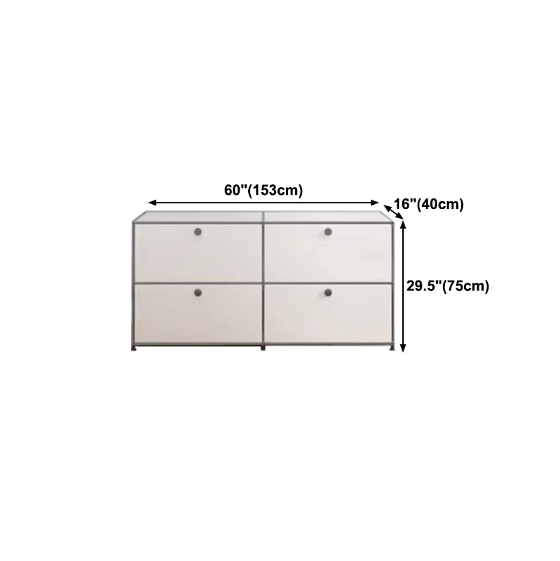 Contemporary Sideboard Stainless Steel Sideboard for Living Room