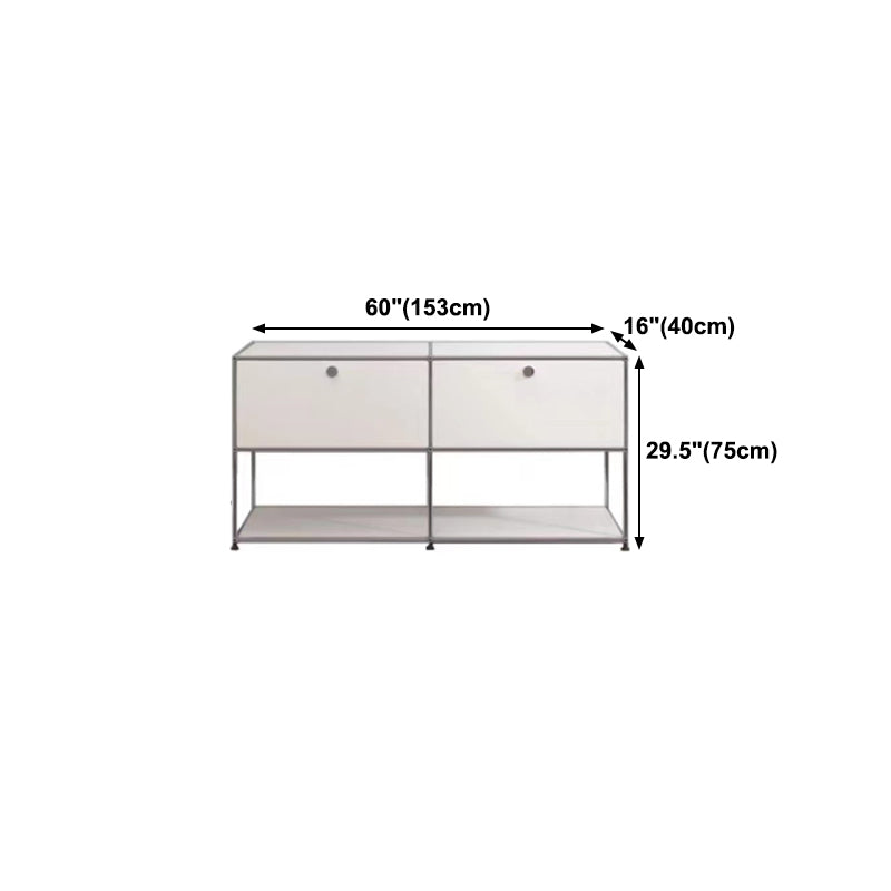 Contemporary Sideboard Stainless Steel Sideboard for Living Room