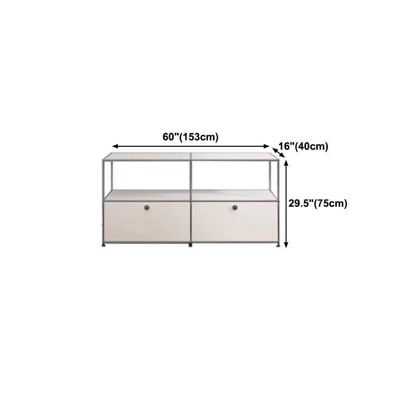 Contemporary Sideboard Stainless Steel Sideboard for Living Room