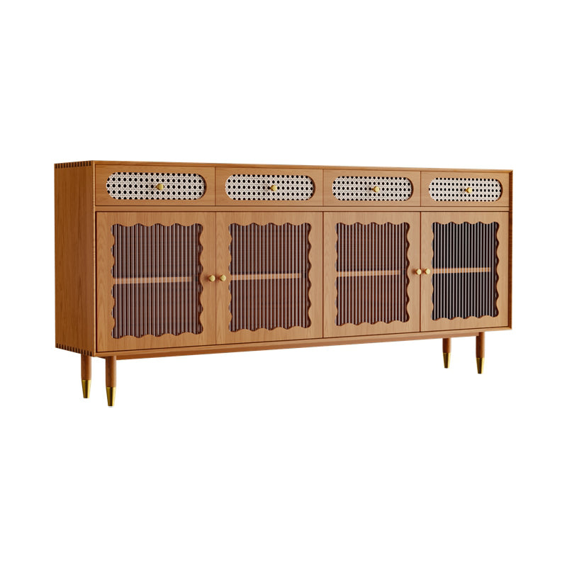 15.75"W Sideboard Glam Style Solid Wood Dining Server for Kitchen Living Room