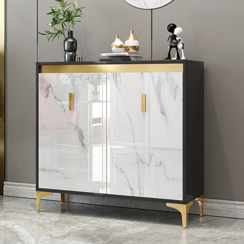 Glam Engineered Wood Sideboard Kitchen Dining Room Sideboard