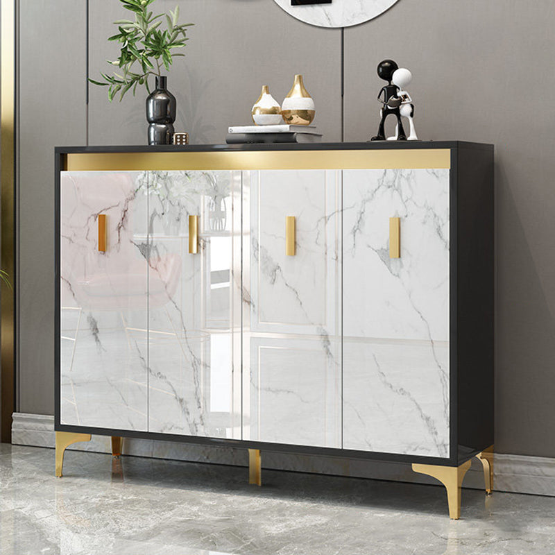 Glam Engineered Wood Sideboard Kitchen Dining Room Sideboard