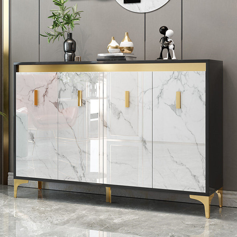 Glam Engineered Wood Sideboard Kitchen Dining Room Sideboard