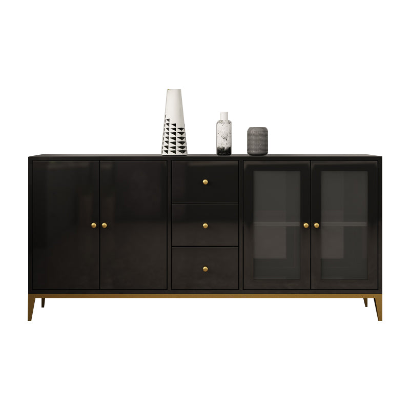 32"H Sideboard Glam Style Sideboard Buffet for Living Room and Kitchen