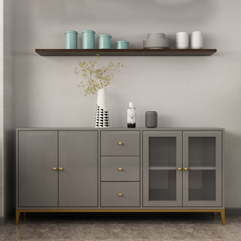 32"H Sideboard Glam Style Sideboard Buffet for Living Room and Kitchen