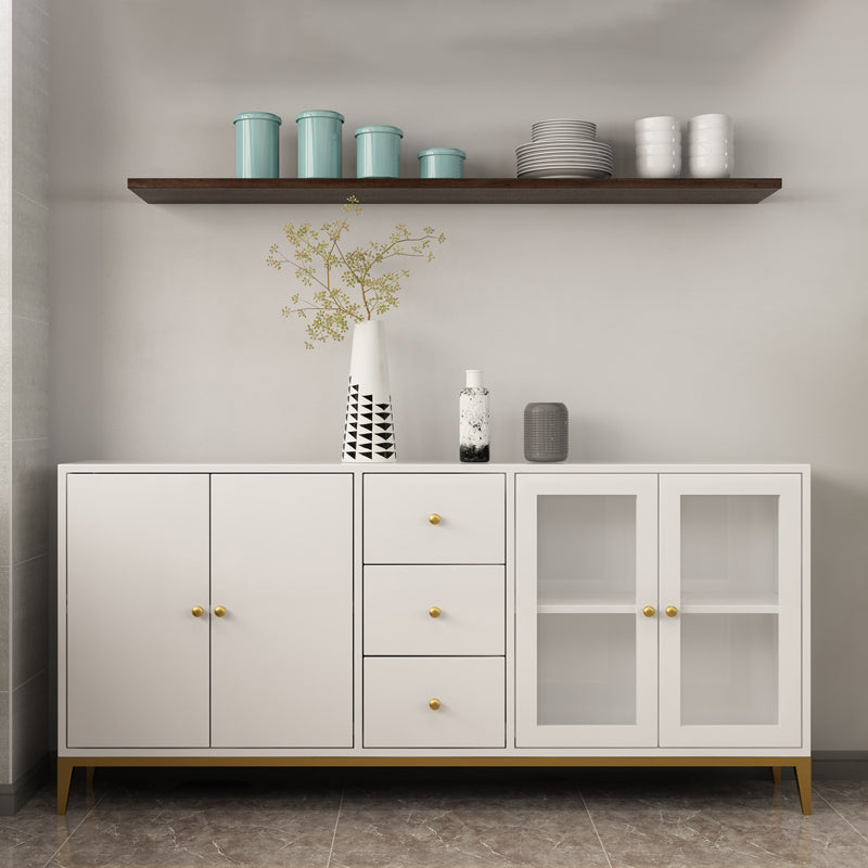 32"H Sideboard Glam Style Sideboard Buffet for Living Room and Kitchen