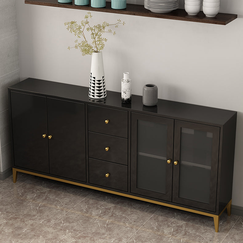 32"H Sideboard Glam Style Sideboard Buffet for Living Room and Kitchen