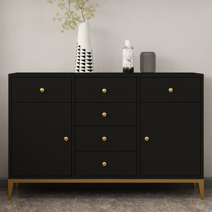 32"H Sideboard Glam Style Sideboard Buffet for Living Room and Kitchen