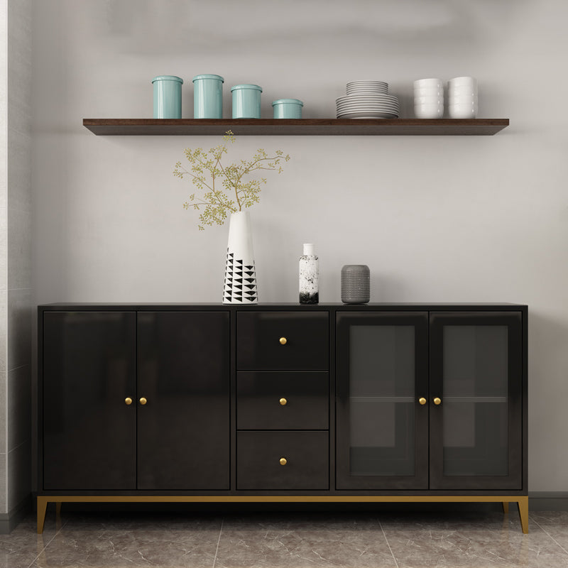 32"H Sideboard Glam Style Sideboard Buffet for Living Room and Kitchen