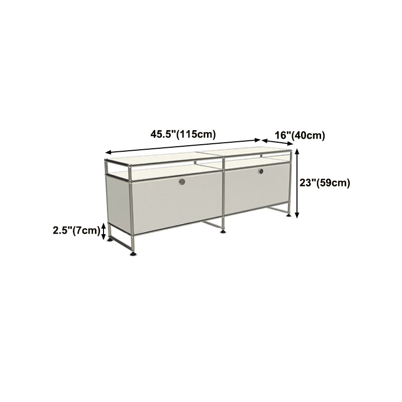 Modern Style Sideboard Stainless Steel Sideboard for Living Room