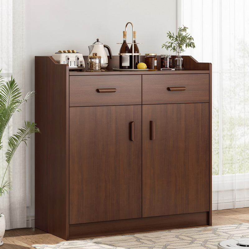 Contemporary Sideboard Engineered Wood Dining Sideboard Table with Cabinet