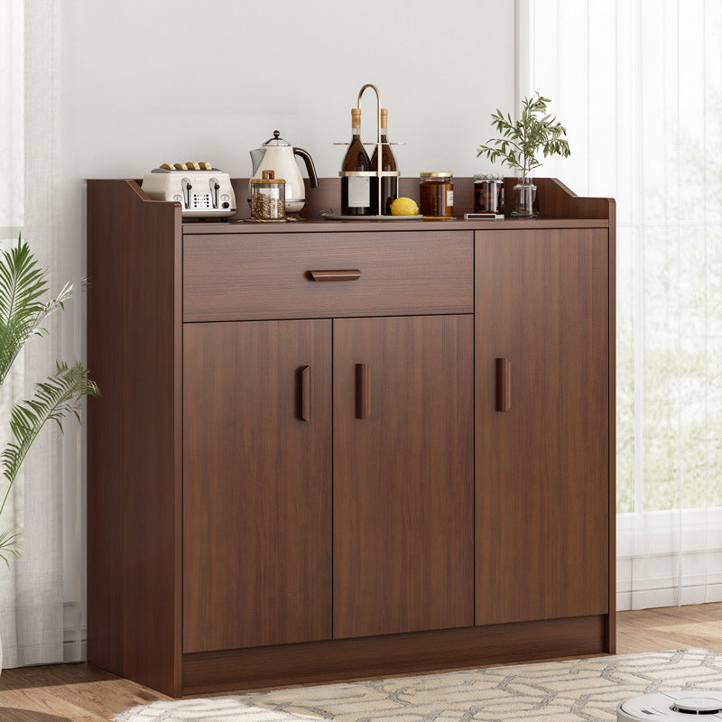 Contemporary Sideboard Engineered Wood Dining Sideboard Table with Cabinet