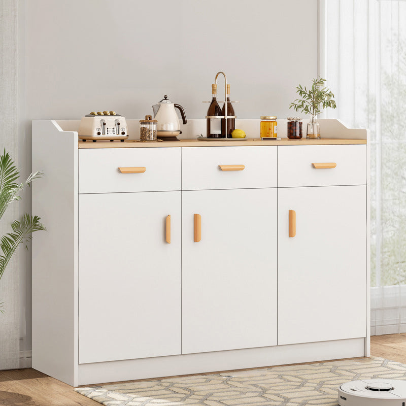 Contemporary Sideboard Engineered Wood Dining Sideboard Table with Cabinet