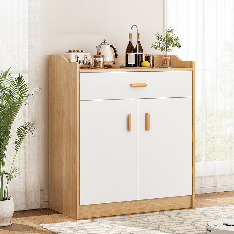 Contemporary Sideboard Engineered Wood Dining Sideboard Table with Cabinet