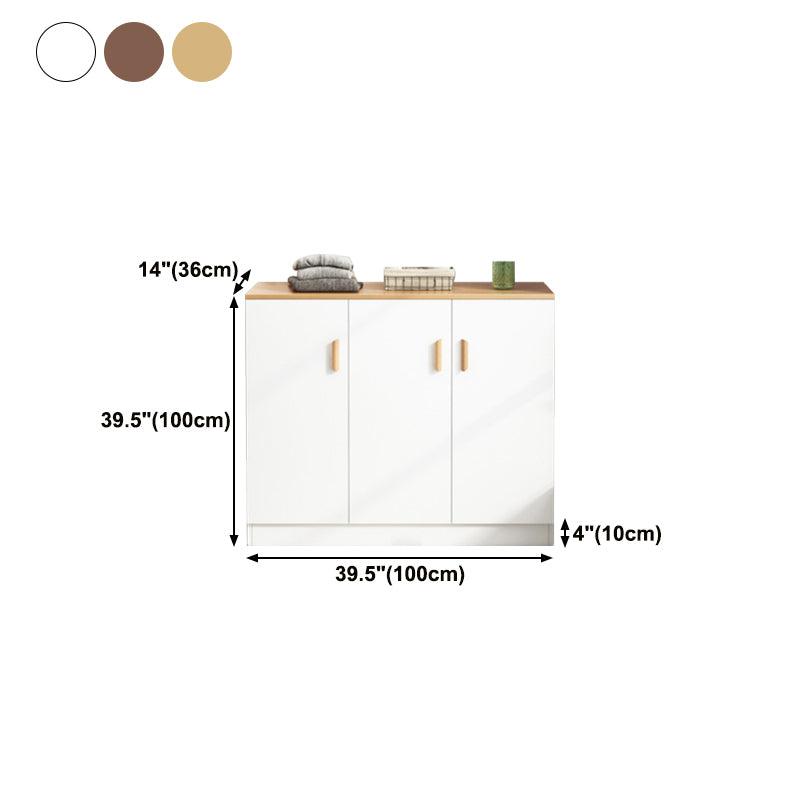 Contemporary Sideboard Engineered Wood Dining Sideboard Table with Cabinet