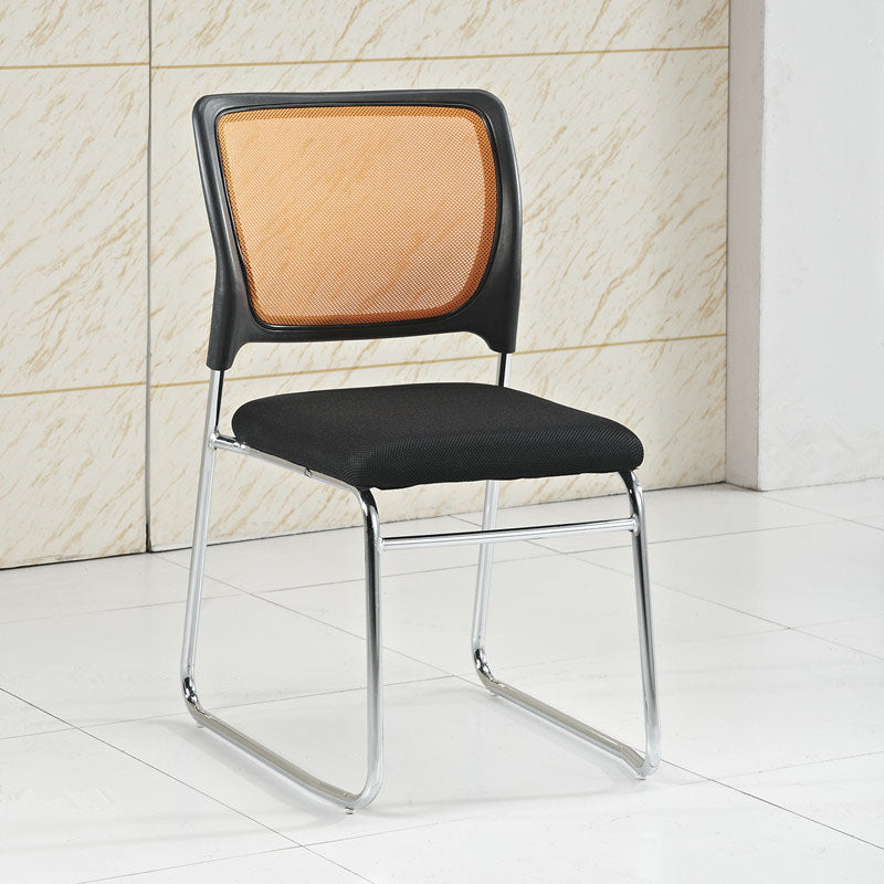 Modern Metal Desk Chair Deluxe Chair With Breathable AirGrid Seat and Back Home Offic