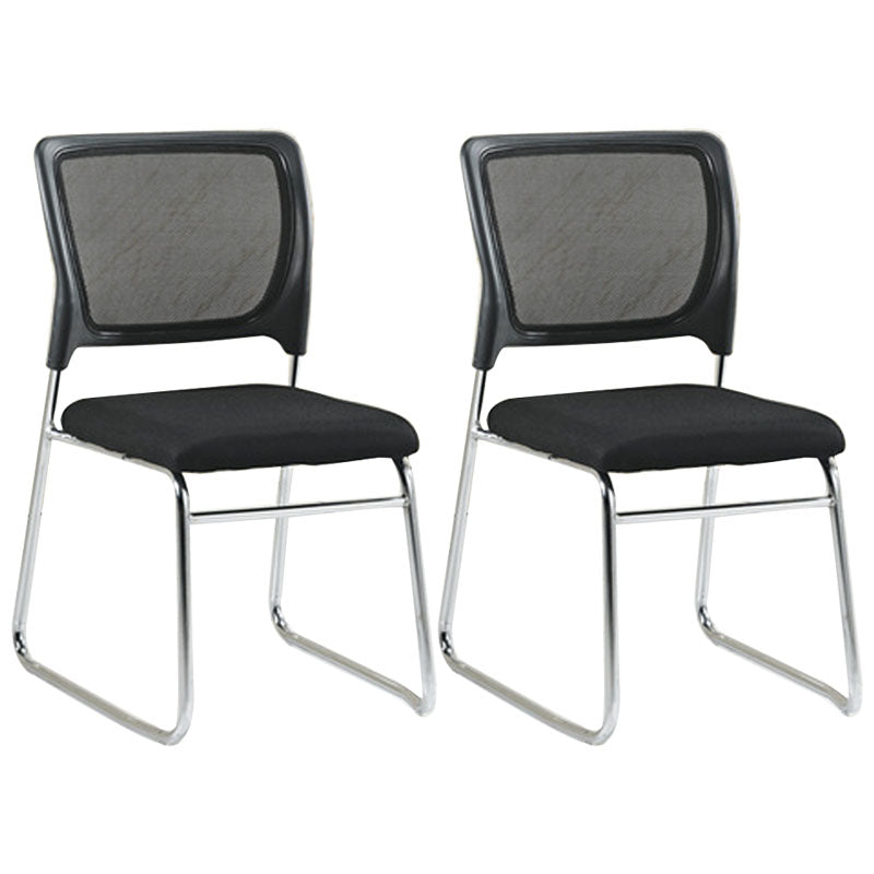 Modern Metal Desk Chair Deluxe Chair With Breathable AirGrid Seat and Back Home Offic