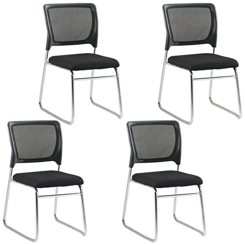 Modern Metal Desk Chair Deluxe Chair With Breathable AirGrid Seat and Back Home Offic