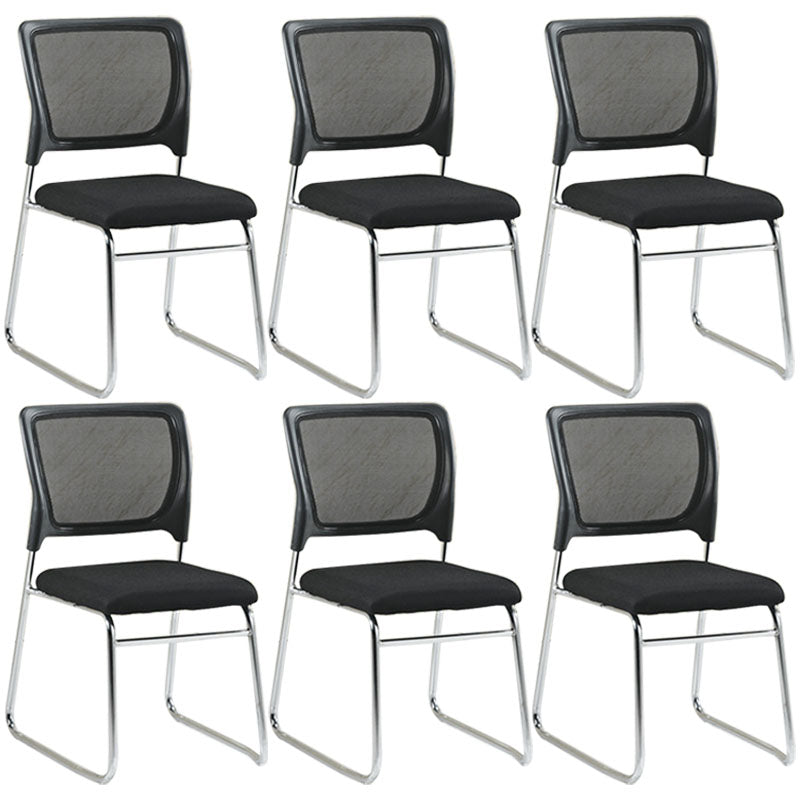 Modern Metal Desk Chair Deluxe Chair With Breathable AirGrid Seat and Back Home Offic