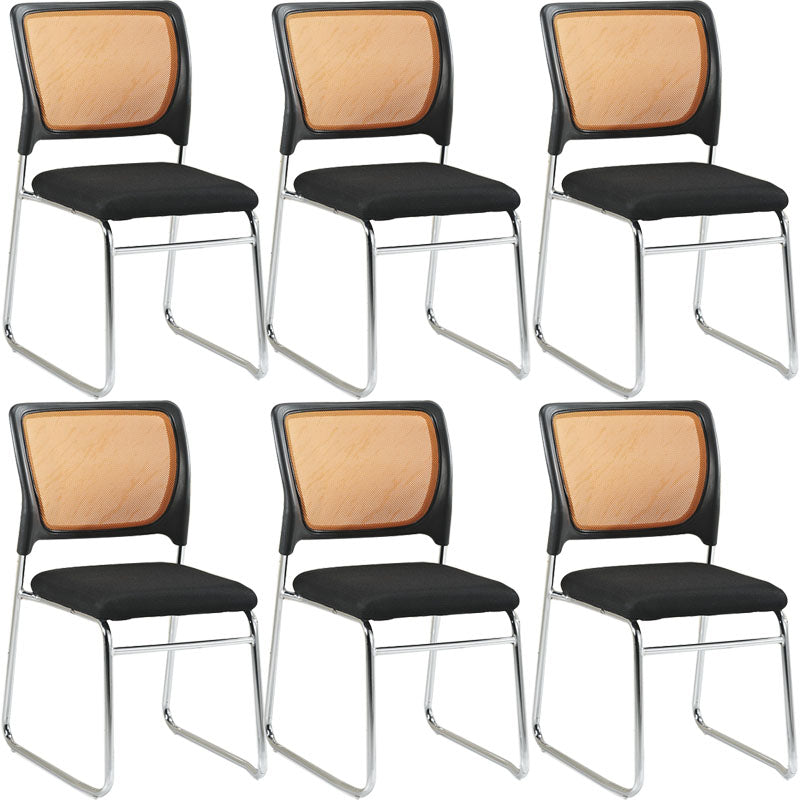 Modern Metal Desk Chair Deluxe Chair With Breathable AirGrid Seat and Back Home Offic