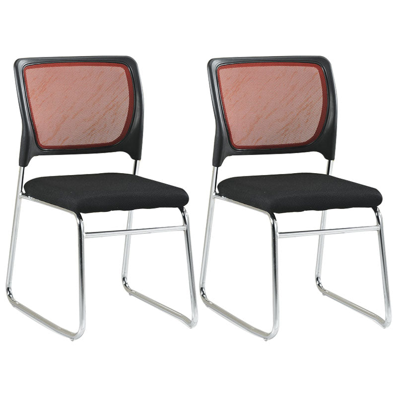 Modern Metal Desk Chair Deluxe Chair With Breathable AirGrid Seat and Back Home Offic